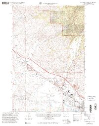 1990s Maps of Mullan Road, Missoula County | Pastmaps